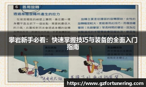 攀岩新手必看：快速掌握技巧与装备的全面入门指南